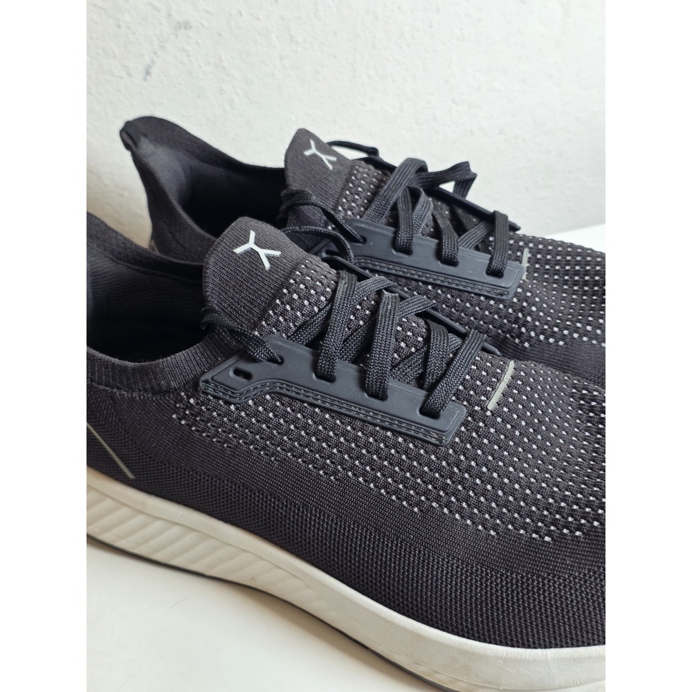 Flux Adapt Runner Shoes Mens Size 9 Black Knit Zero Drop Minimalist Sneakers - Picture 5 of 12